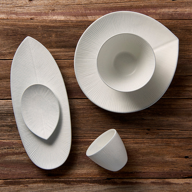 Teacup 175ml Snow Leaf Glaze