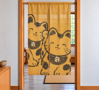 Noren Door Curtain 150cm Maneki Good Fortune