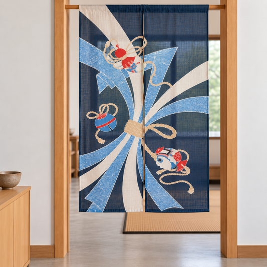 Noren Door Curtain 150cm Lucky Noshi Charms