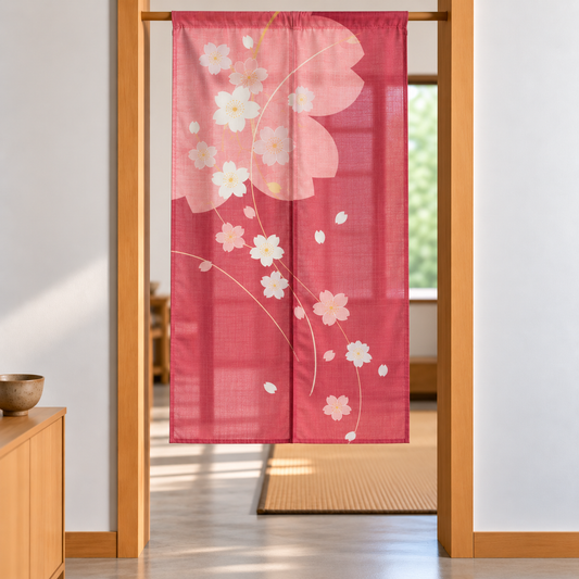 Noren Door Curtain 150cm Sakura