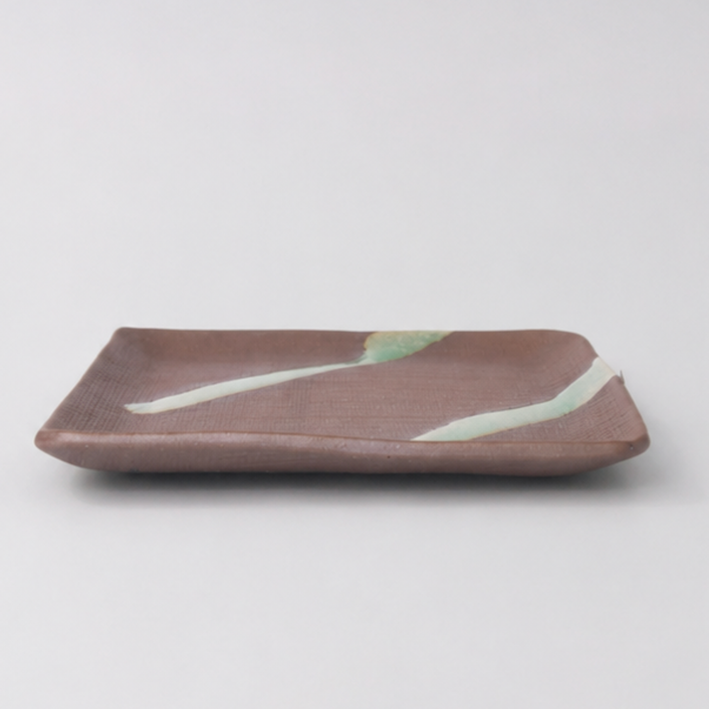 Saucer Apex 12.8cm Green Bisque Glaze