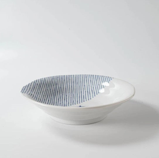 Shallow Bowl 14cm Umbrella Cat Design