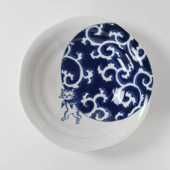 Shallow Bowl 14cm Porter Cat Design