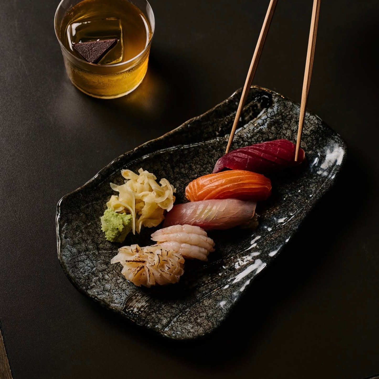 Platter 26.5cm Shiranami Glaze