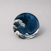 Side Plate 20cm Hokusai Great Wave Design