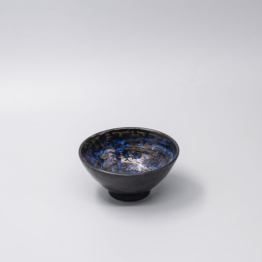 Udon Bowl 19cm Copper Swirl Glaze
