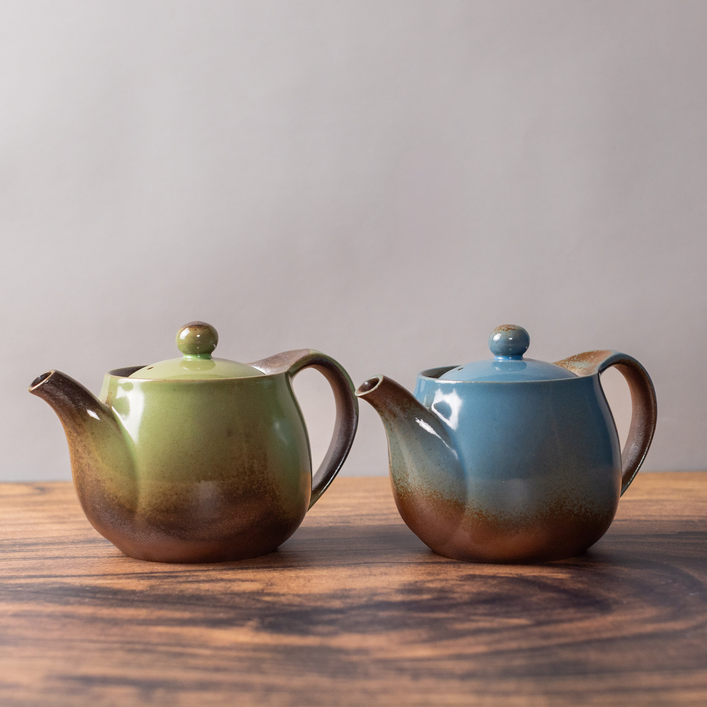 Teapot 420ml Moss Green Glaze