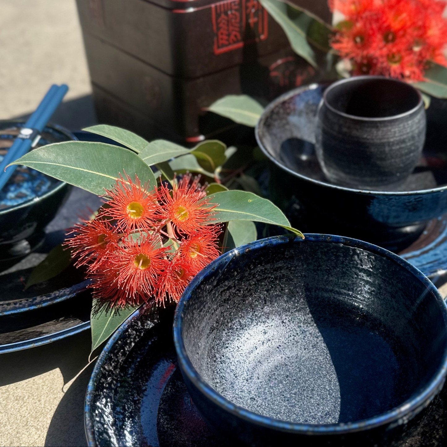 Plate Thick Edge 25cm Midnight Pearl Glaze