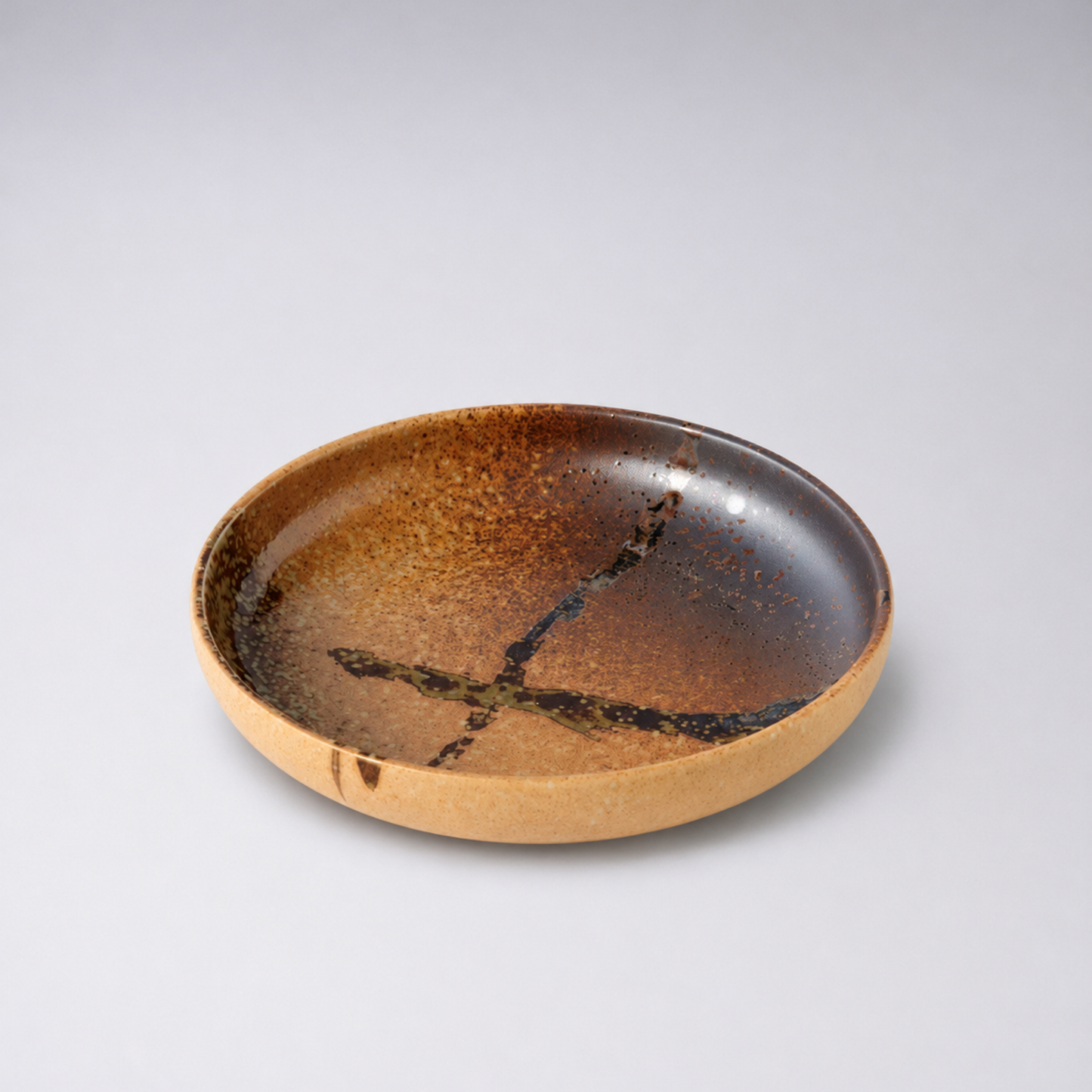 Plate High Rim 22cm Wabi Sabi Glaze