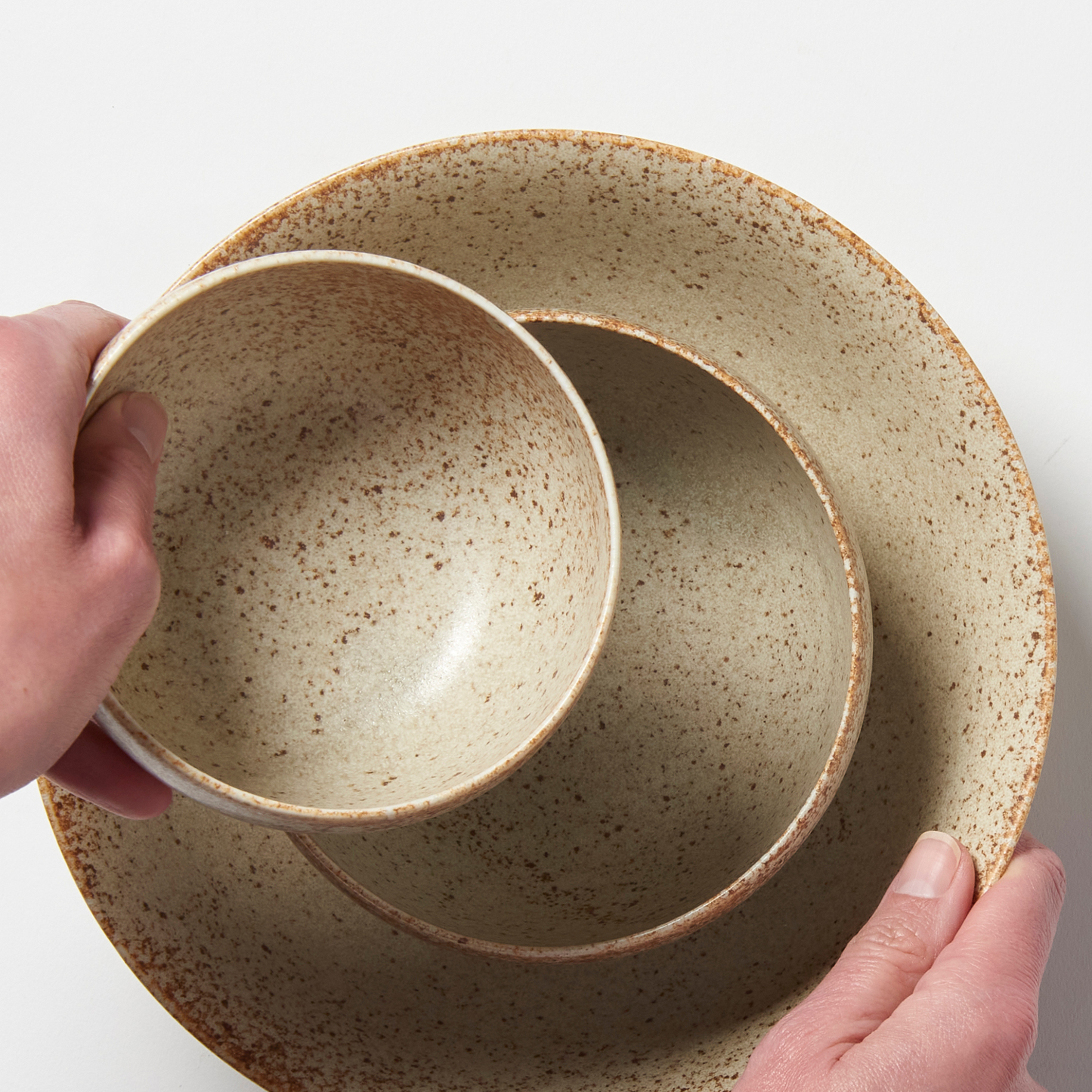 Dinner Plate Large 28cm Sand Fade Glaze
