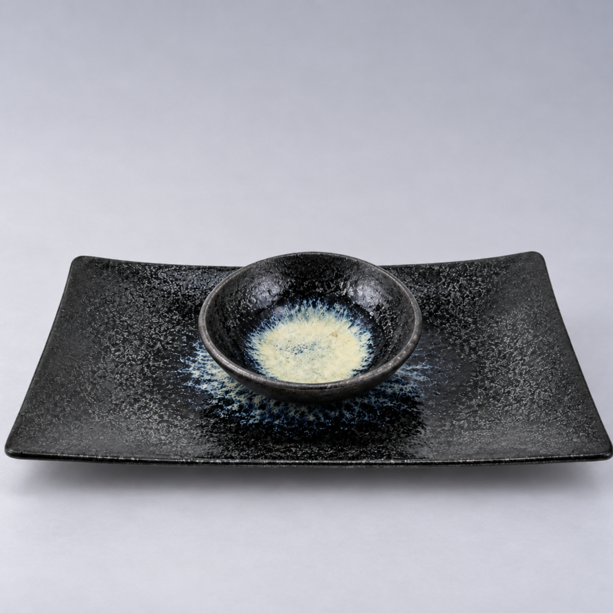 Platter Rectangular 33cm Blue Pool Glaze