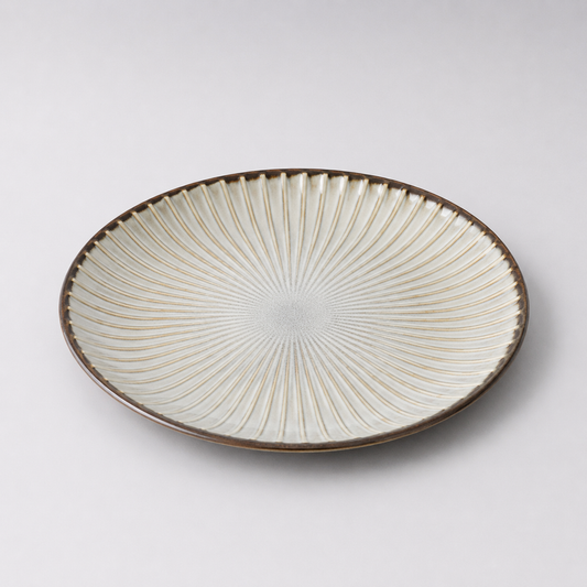 Plate 16cm White Sendan Glaze