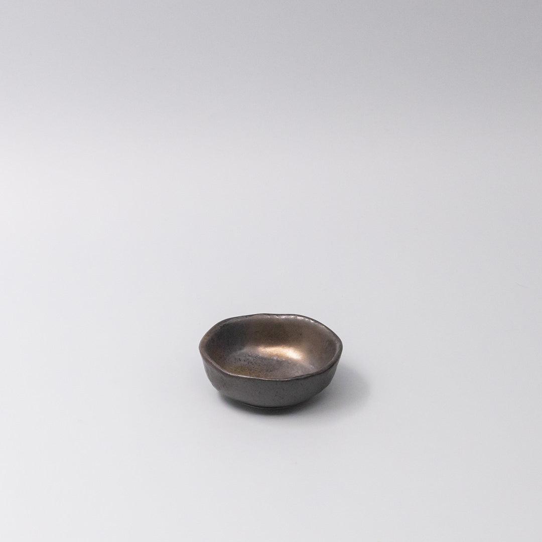 Sauce Dish 8cm Bronze Glaze