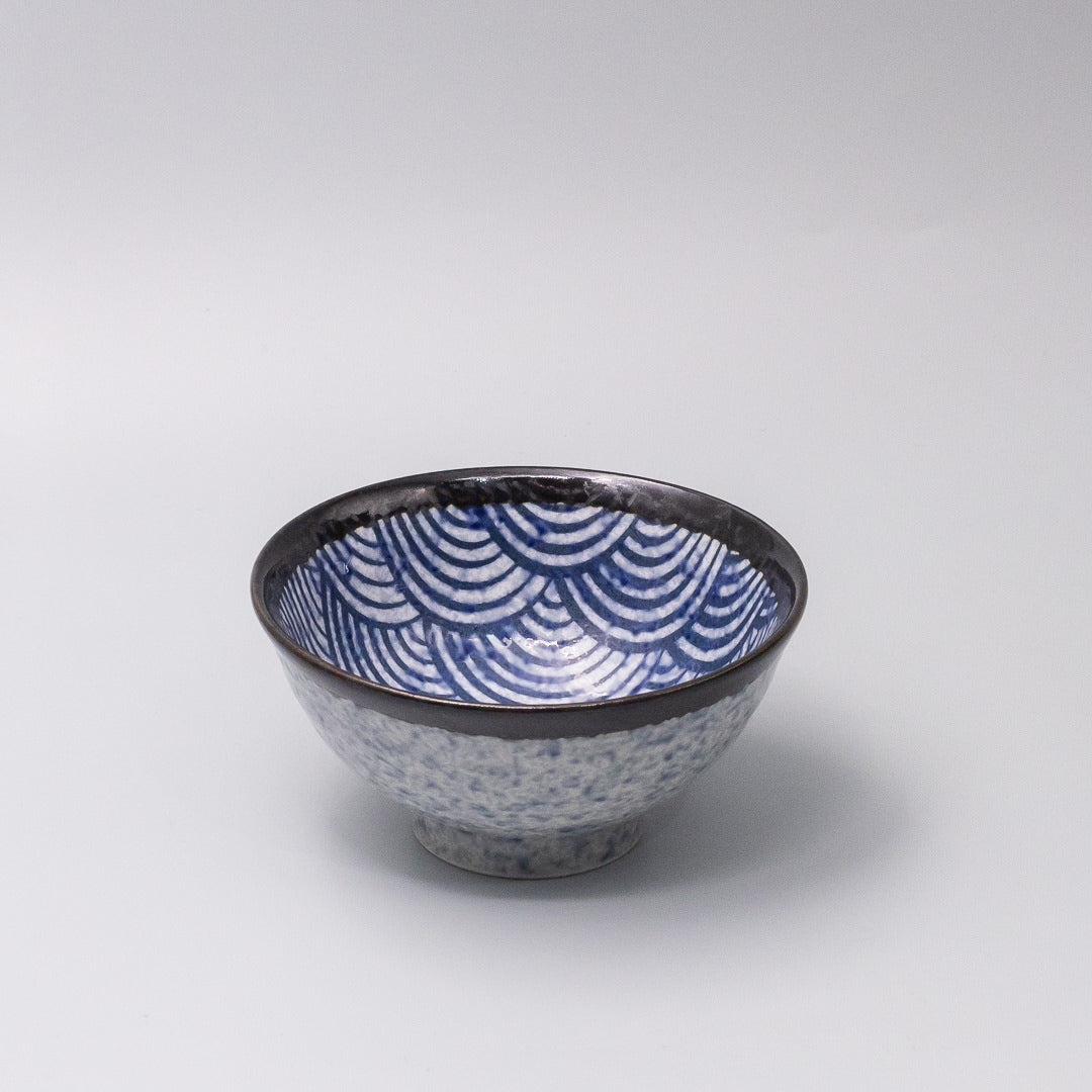 Bowl 16cm Blue Wave Design