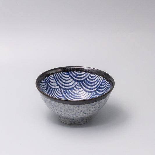Bowl 16cm Blue Wave Design