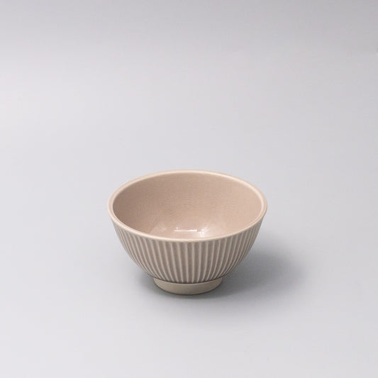 Bowl 11cm Crackle Glaze Pink