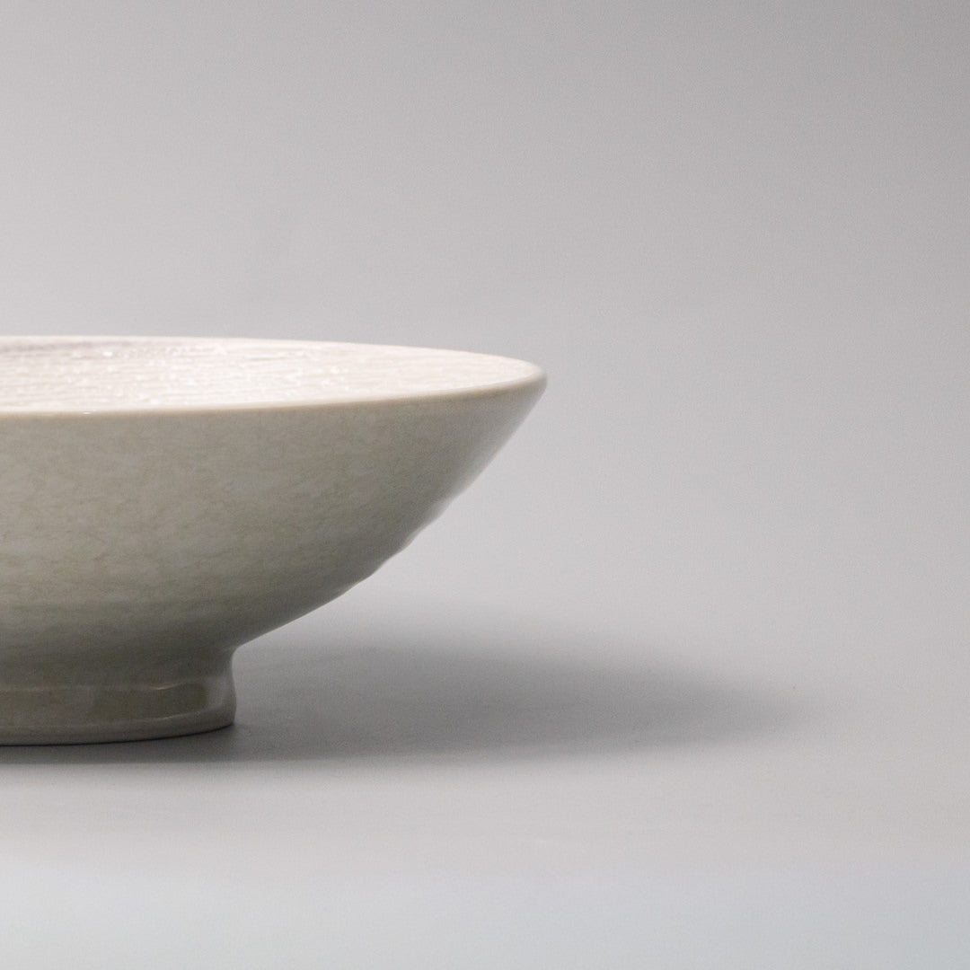 Ramen Bowl 24cm Grey Swirl Glaze