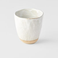 Lopsided Mug 275ml White & Bisque Glaze
