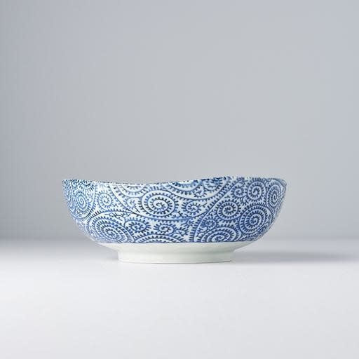 Blue Scroll Large Bowl 20 cm, 850 ml