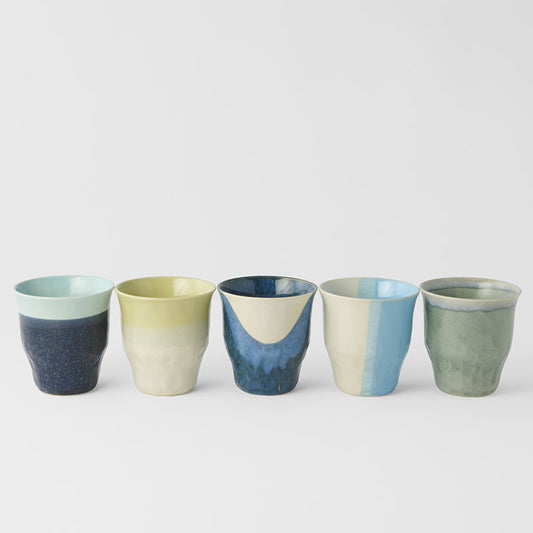 Gift Set Five Cups 260 ml / Ryosai Glazes