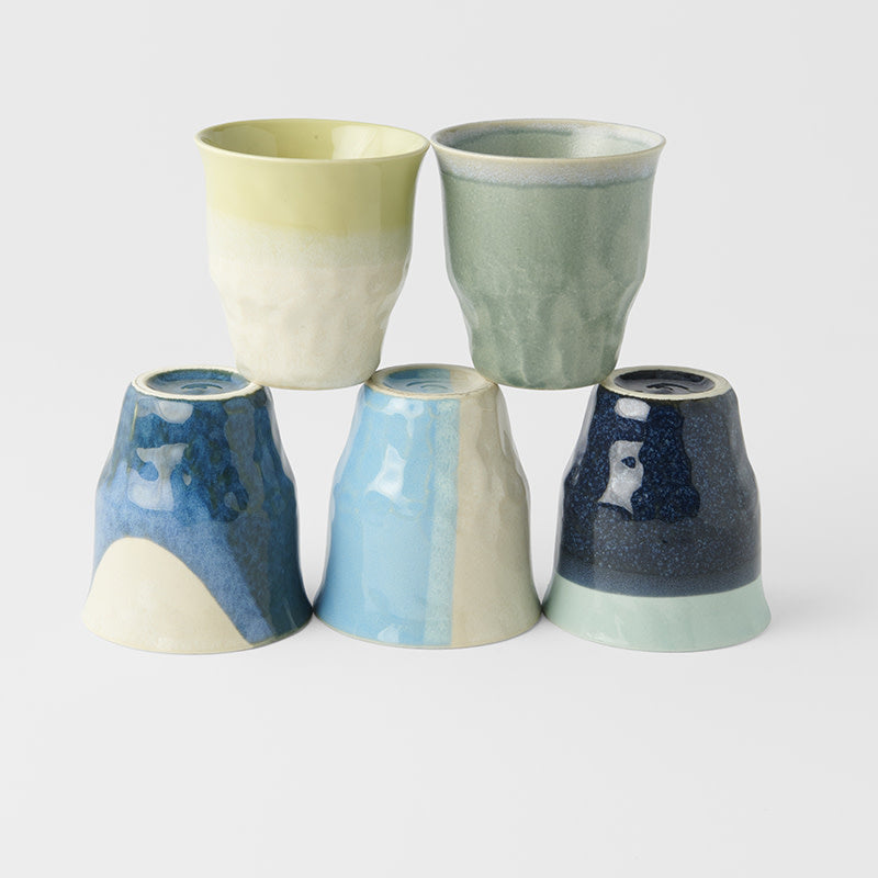 Gift Set Five Cups 260 ml / Ryosai Glazes