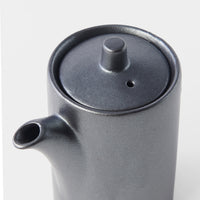 Soy Pot 125 ml / Silvered Black Glaze