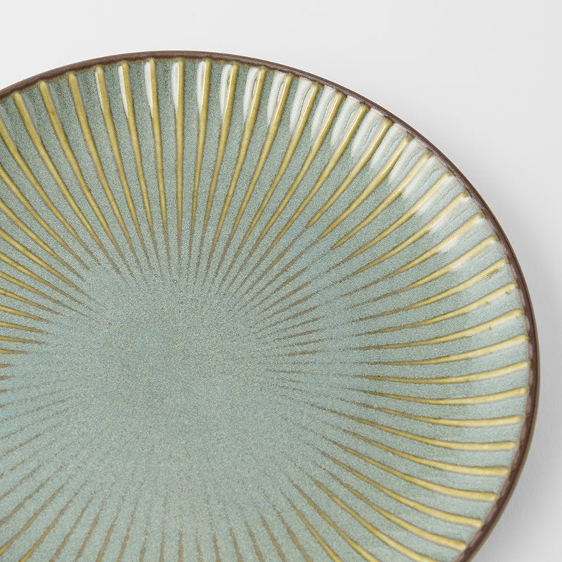 Side Plate 20.5 cm / Green Sendan Glaze