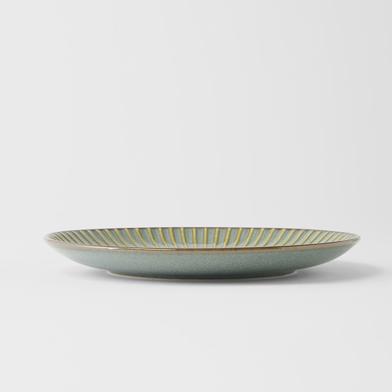 Side Plate 20.5 cm / Green Sendan Glaze