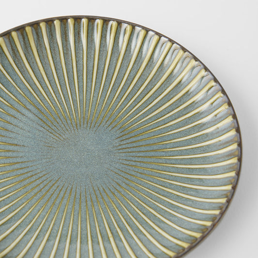 Tapas Plate 16 cm / Green Sendan Glaze