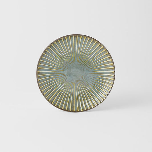 Tapas Plate 16cm  Green Sendan Glaze