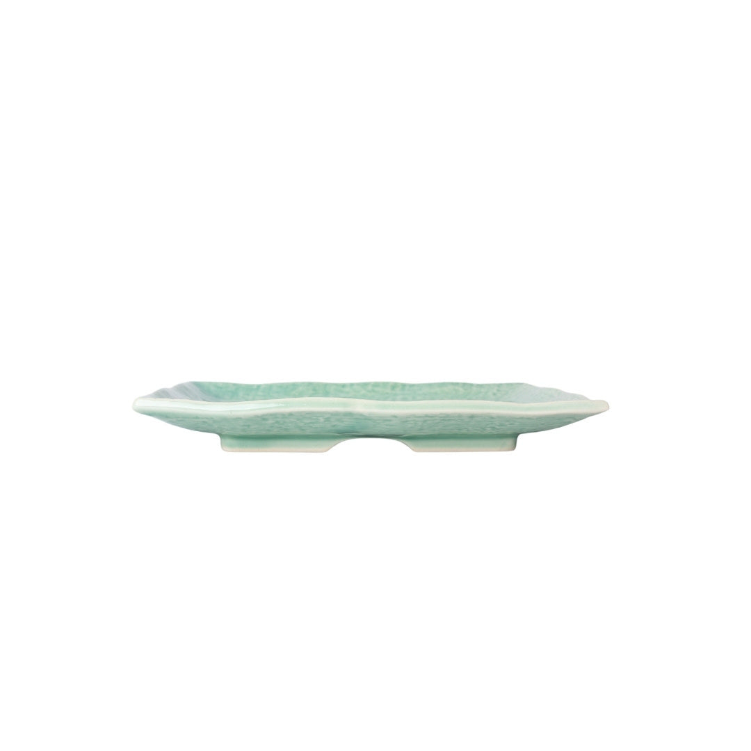 Rectangular Plate 22 cm / Celadon Glaze