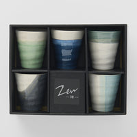 Gift Set Five Cups 250 ml / Seascape