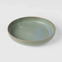 Plate High Rim 20cm Green Fade Glaze
