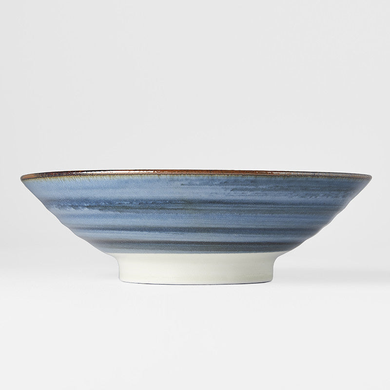 Ramen Bowl 24.5 cm, 900 ml / Blue Wave Pattern