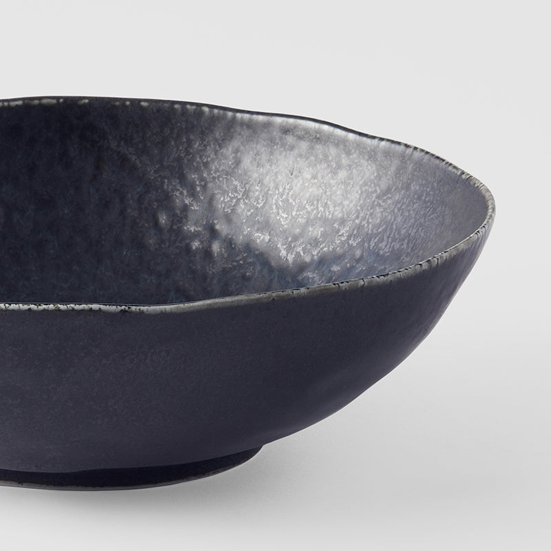 BB Black Oval Bowl 19 x 17.5 cm, 600 ml