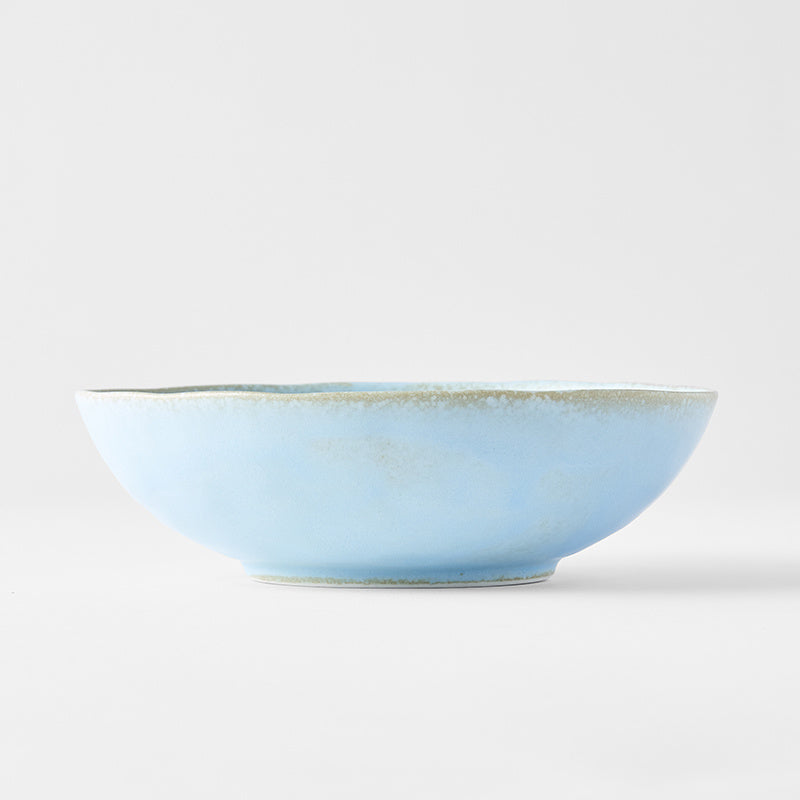 Medium Oval Bowl 16.5 cm, 300 ml / Soda Blue Glaze