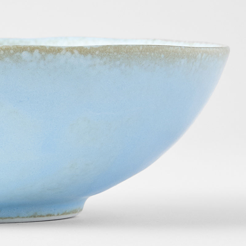 Medium Oval Bowl 16.5 cm, 300 ml / Soda Blue Glaze