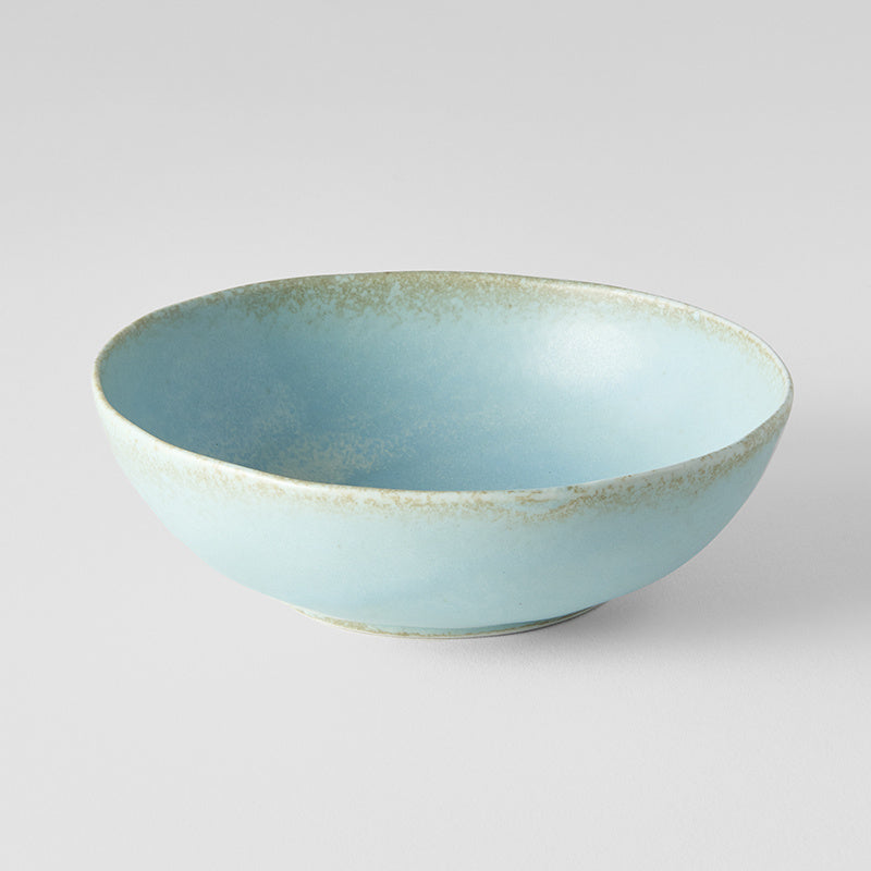 Small Oval Bowl 14 cm, 200 ml / Soda Blue Glaze