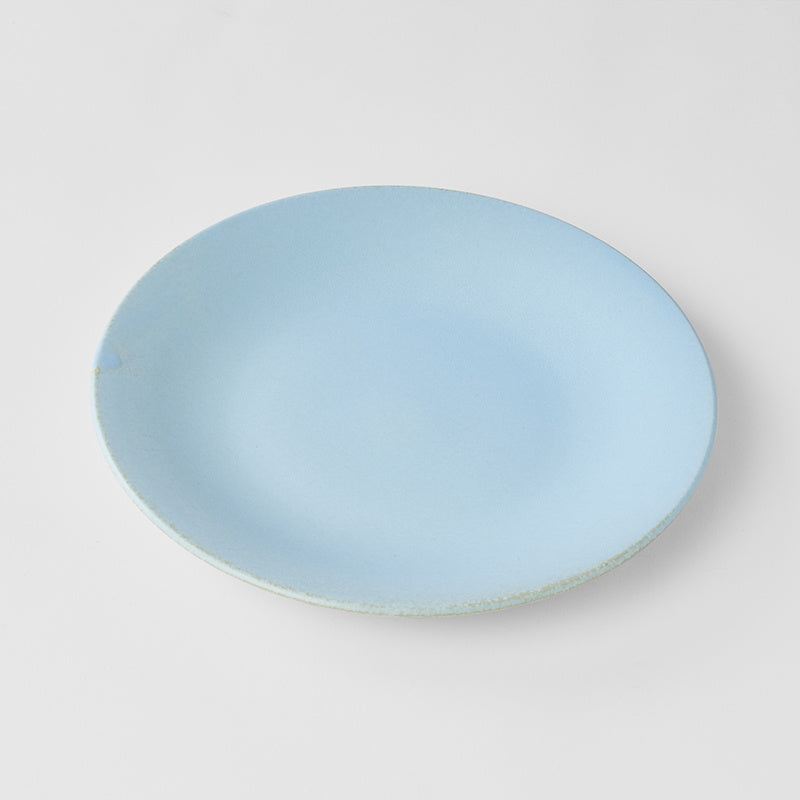 Large Dinner Plate 28.5 cm / Soda Blue Glaze