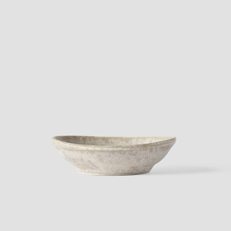 White Fade Irregular Sauce Bowl 8 cm, 20 ml