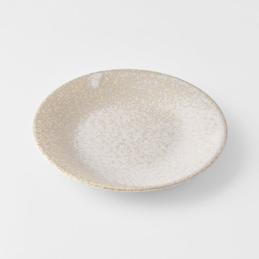 Tapas Plate 17cm White Fade Glaze