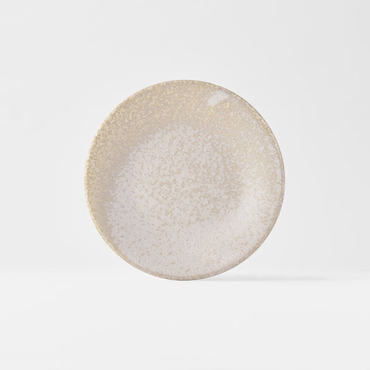 Tapas Plate 17cm White Fade Glaze