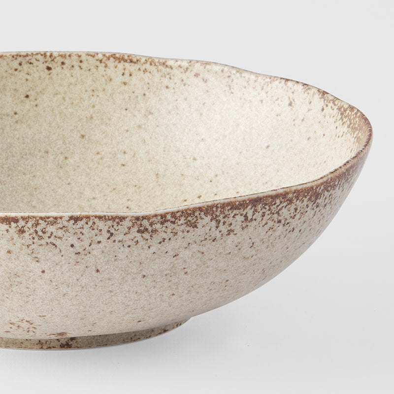 Sand Fade Oval Bowl 19 x 17.5 cm, 600 ml