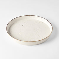Plate High Rim 25cm Piro Piro Glaze