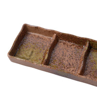 Dish Rectangular Triple Wabi Sabi Glaze