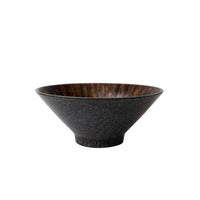 Noodle Bowl 335 ml / Bronze Converging Line Glaze / 19 cm