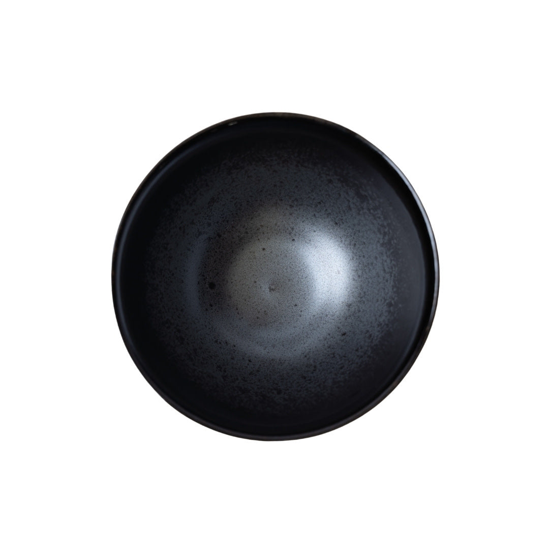 Large Bowl 800 ml / Black Meteor Glaze / 18cm