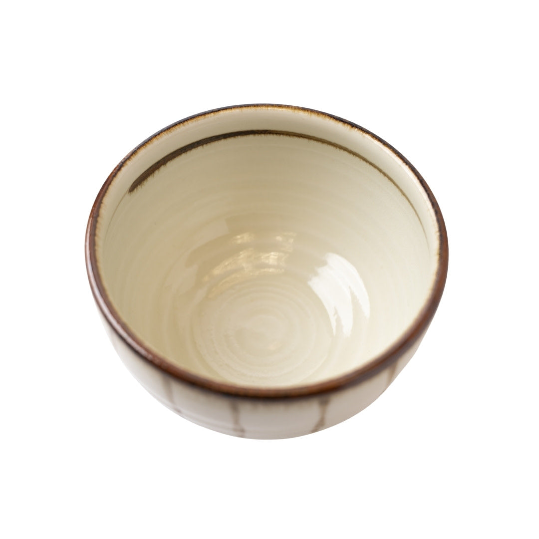 Udon Bowl 850 ml / Cream with Bisque glaze / 16 cm