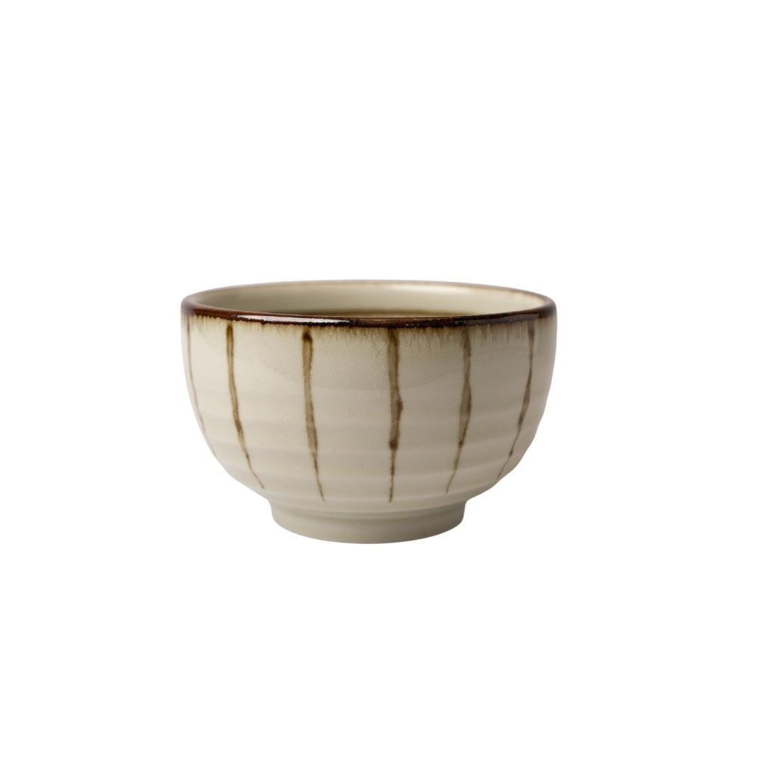 Udon Bowl 850 ml / Cream with Bisque glaze / 16 cm