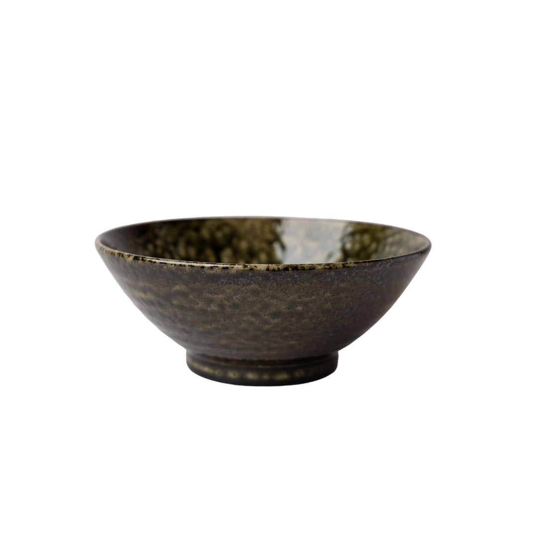 V Shaped Bowl 365 ml / Sage Glaze / 19 cm